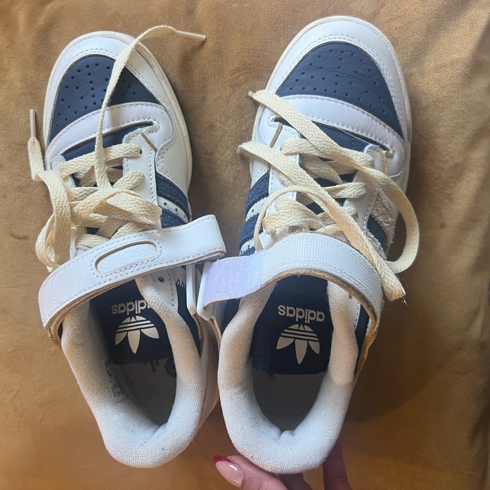 Adidas Forum 84 Low Off White Collegiate Navy - Picture 5 of 7